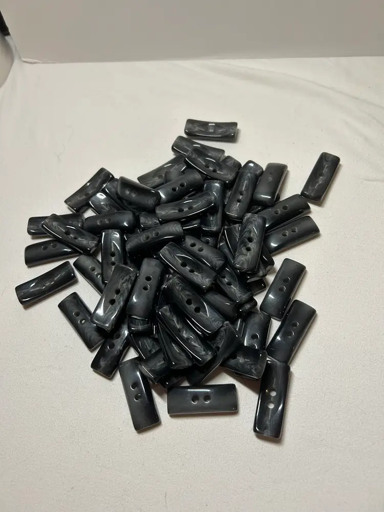 Toggle buttons Grey Tone 1 5/8in Lot Of 67 New