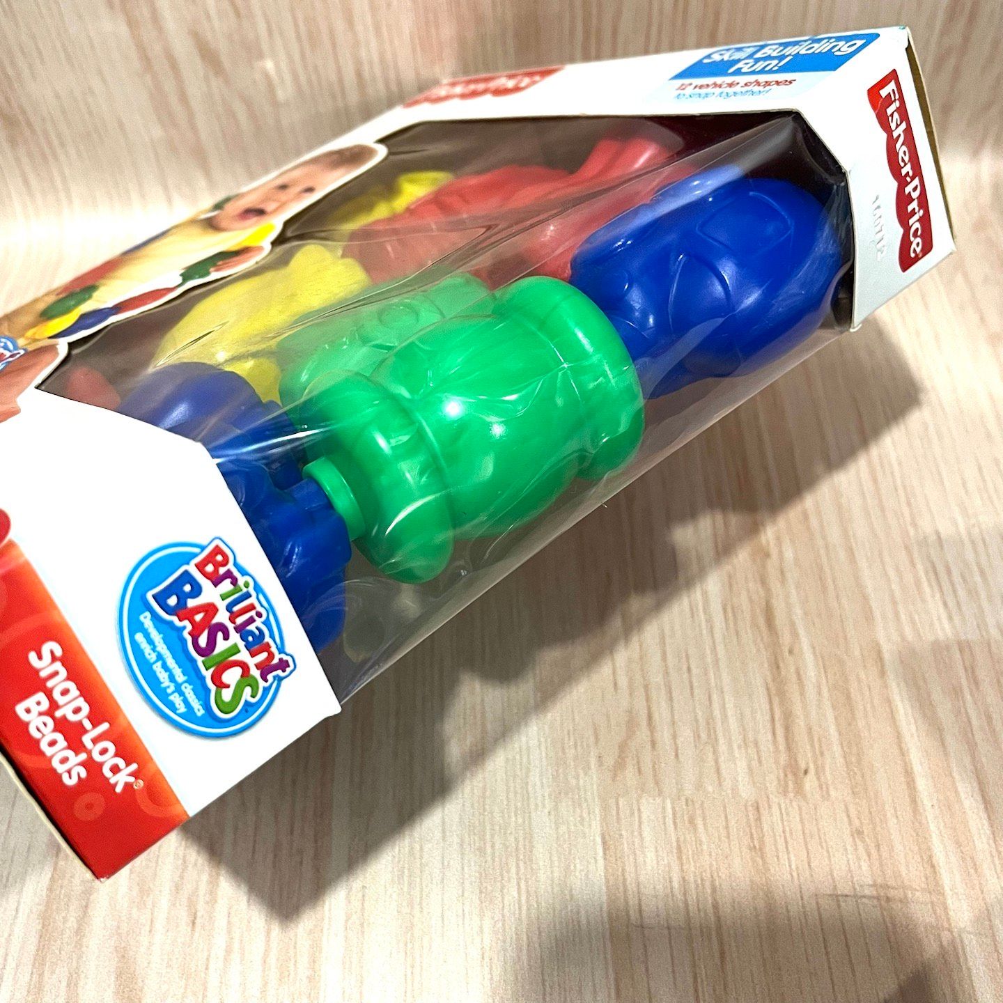 Fisher Price Brilliant Basics Snap Lock Beads 2006. New- Open Box.