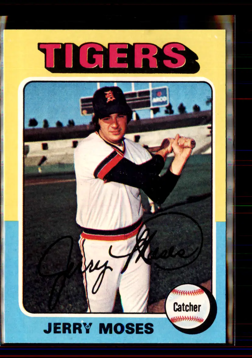 Jerry Moses 1975 Topps #271 - Detroit Tigers - (pk4-185)