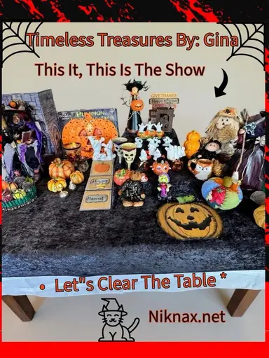 🎃 Haunted Harvest Live – Vintage Pumpkins, Ghosts & Spooky Decor - Timeless Treasures by Gina