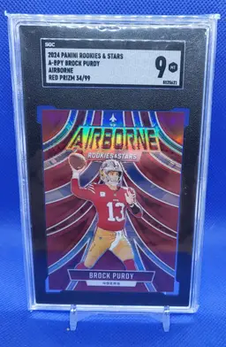 2024 Panini Rookies & Stars Airborne Red Prizm /99 SGC 9