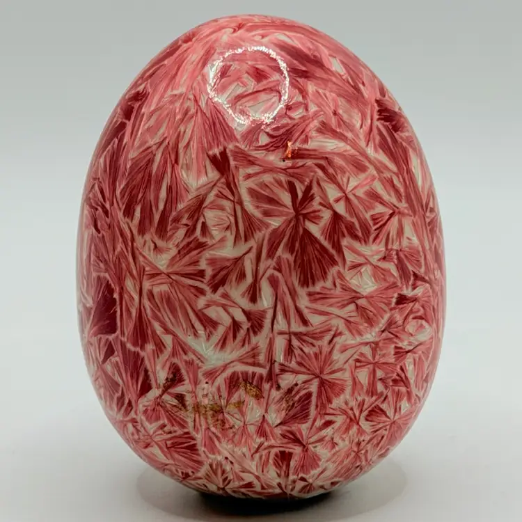 DULY MITCHELL CRYSTALLINE GLAZE PORCELAIN EGG COLLECTIBLE DECOR