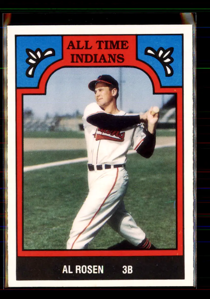 Al Rosen 1986 TCMA All-Time Indians All-Time Indians #4-IND - (pk1c) - Cleveland Indians