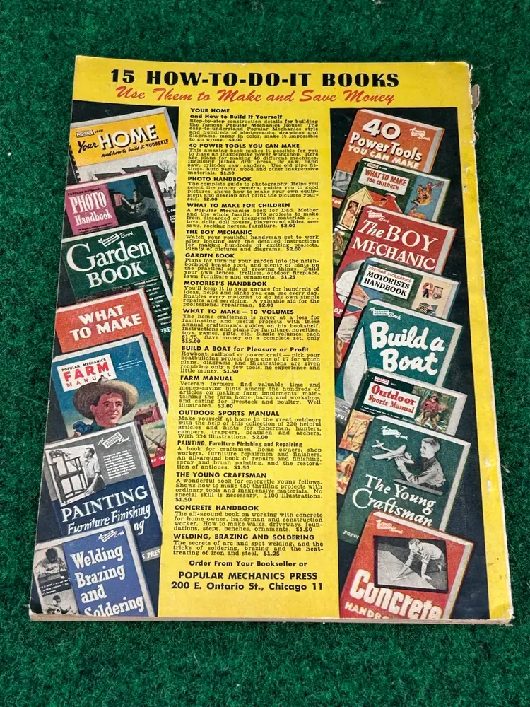 Rare Vintage 1949 Popular Mechanics Christmas Handbook