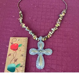 #01 - Cross Crucifix Necklace Vintage Boho