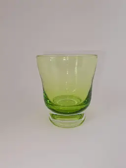 Fostoria Catalina Chartreuse Glasses Set Of 8
