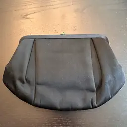 Midcentury Black Evening clutch