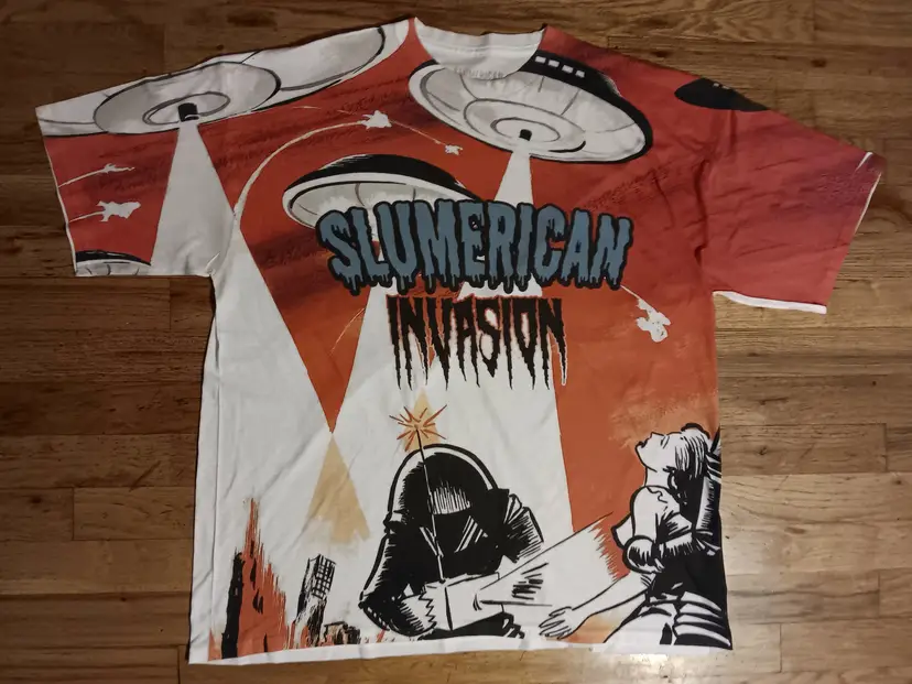 Slumerican Invasion x Yelawolf t-shirt concert rap hip hop counter culture