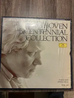 #01 Beethoven Bicentennial Collection Volume XII 5 LP Set Piano & String Trios
