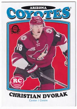 2016-17 O-Pee-Chee Retro #696 Christian Dvorak Arizona Coyotes Hockey Card