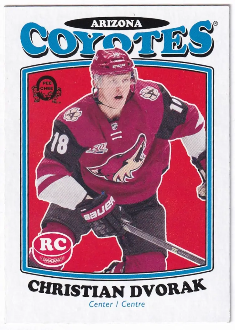 2016-17 O-Pee-Chee Retro #696 Christian Dvorak Arizona Coyotes Hockey Card