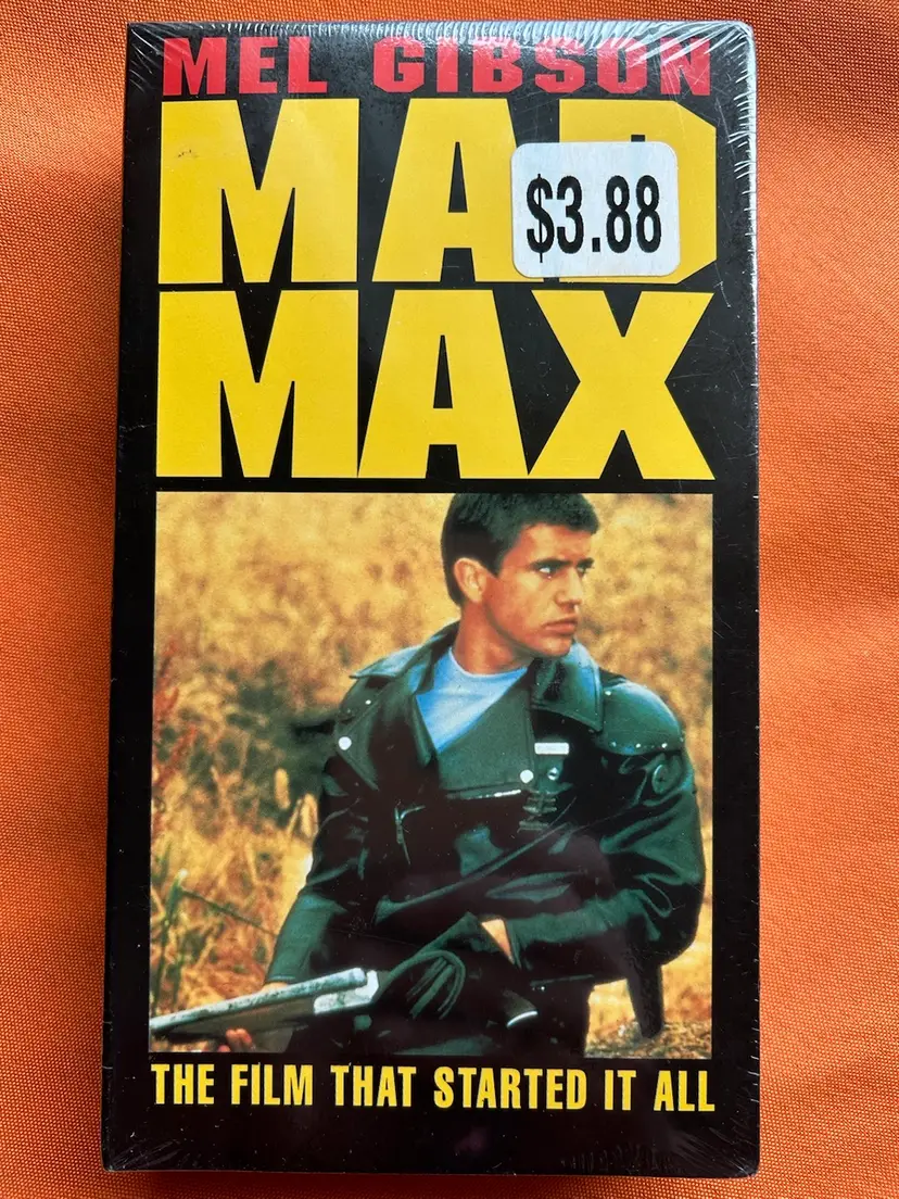 Mad Max VHS - Mel Gibson sealed