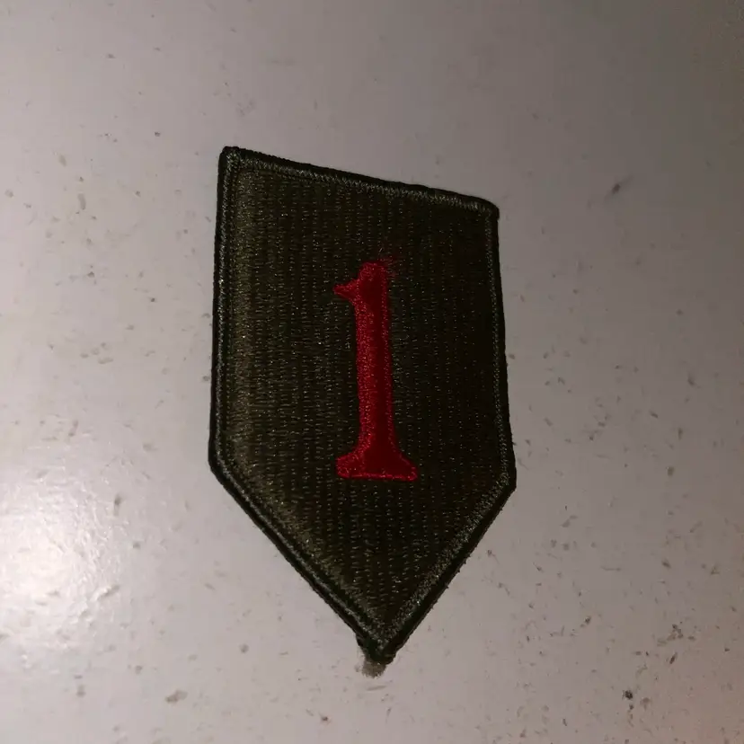 US Army big red, one patch, first infantry division