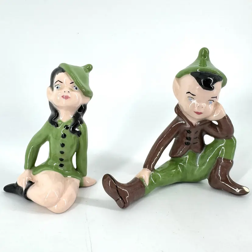 Hobbyist Ceramic Pixie Fairy Figurines (AS IS)