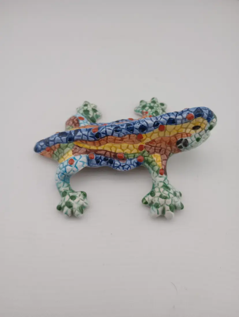 Gaudi handpainted gecko