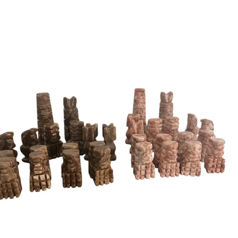 Hand Carved Chess Pieces