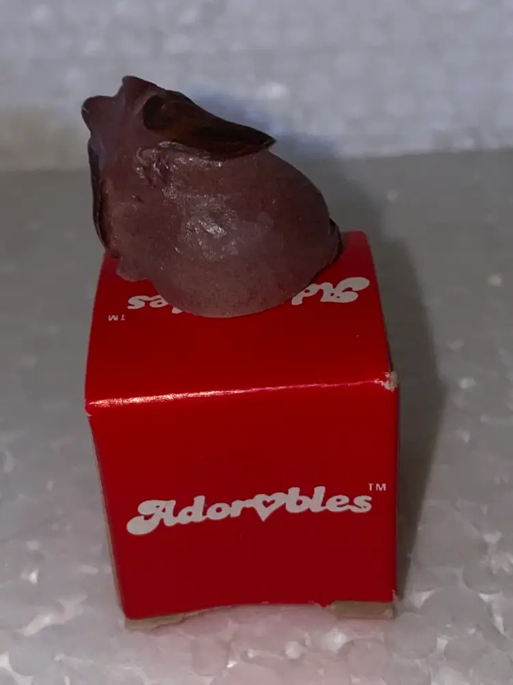 #01 Adorable's animal Figurine made in Scotland, hand painted as pictured