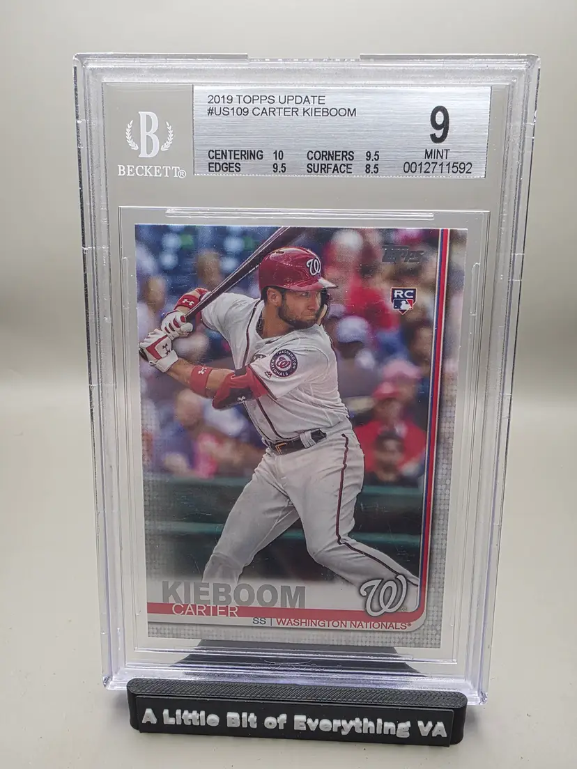 Carter Kieboom 2019 Topps Update BGS 9