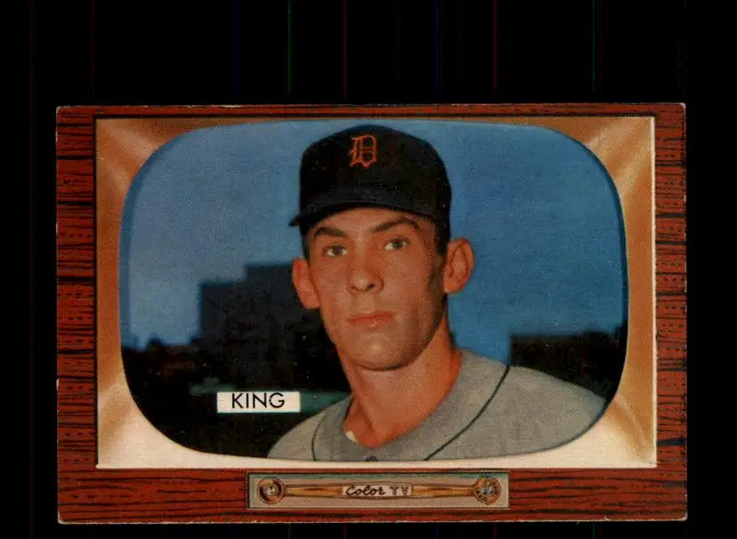 1955 Bowman #133 Chick King - (pk-tl3) - Detroit Tigers
