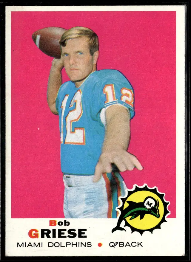 #182 Bob Griese 1969 Topps #161 *LIVE AUCTION*