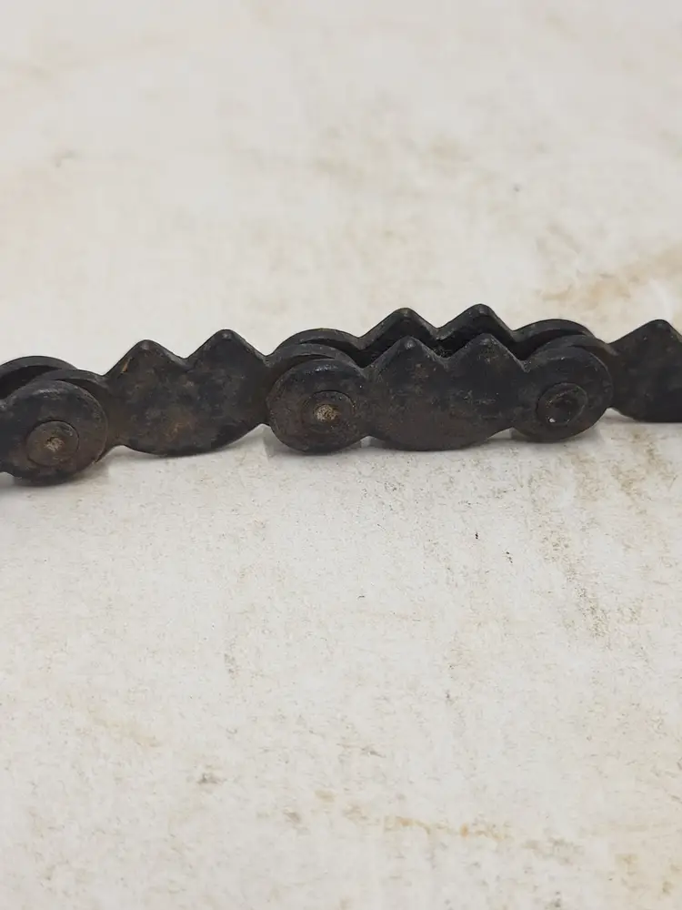 ANTIQUE CHAIN LINKAGE HORSE BIT