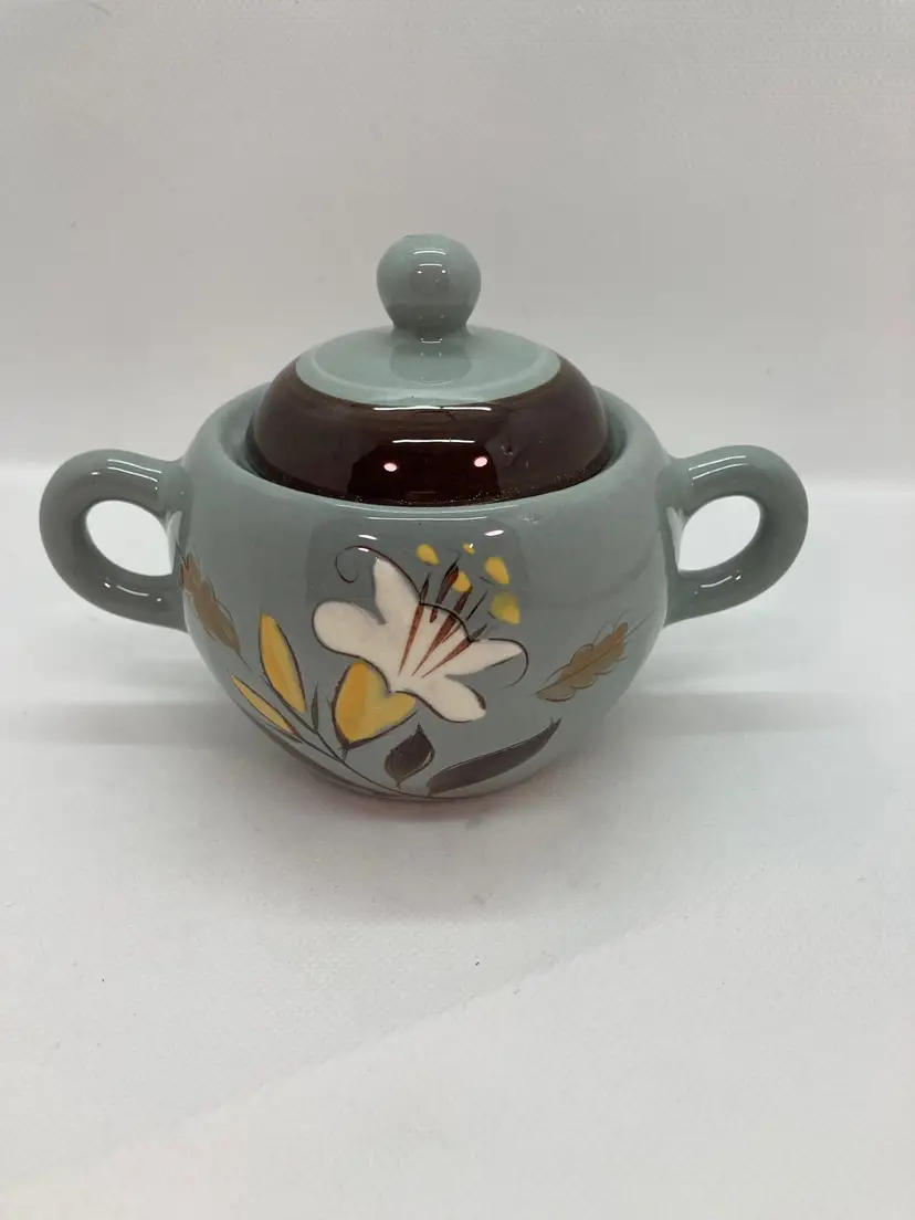 Sugar Bowl & Lid, Golden Harvest by Stangl