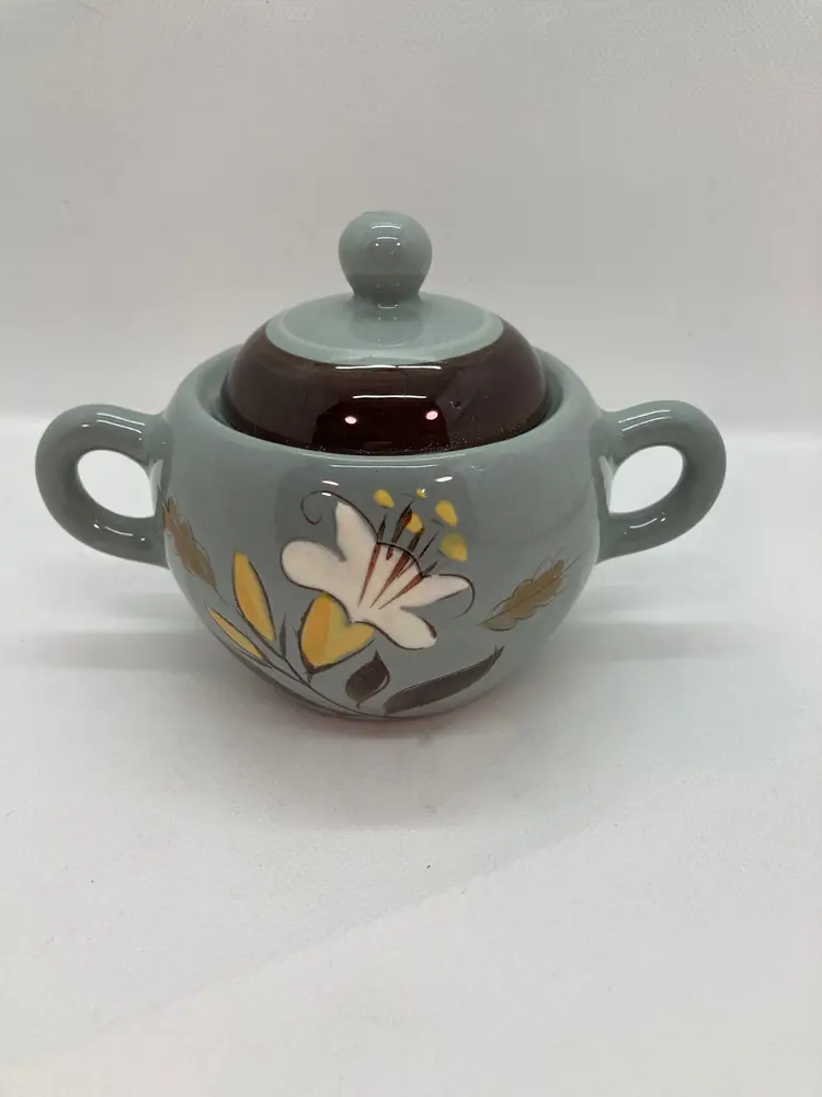 Sugar Bowl & Lid, Golden Harvest by Stangl