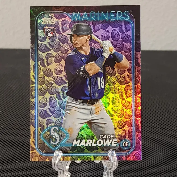 Cade Marlowe 2024 Topps Series 1 Easter Egg Parallel RC