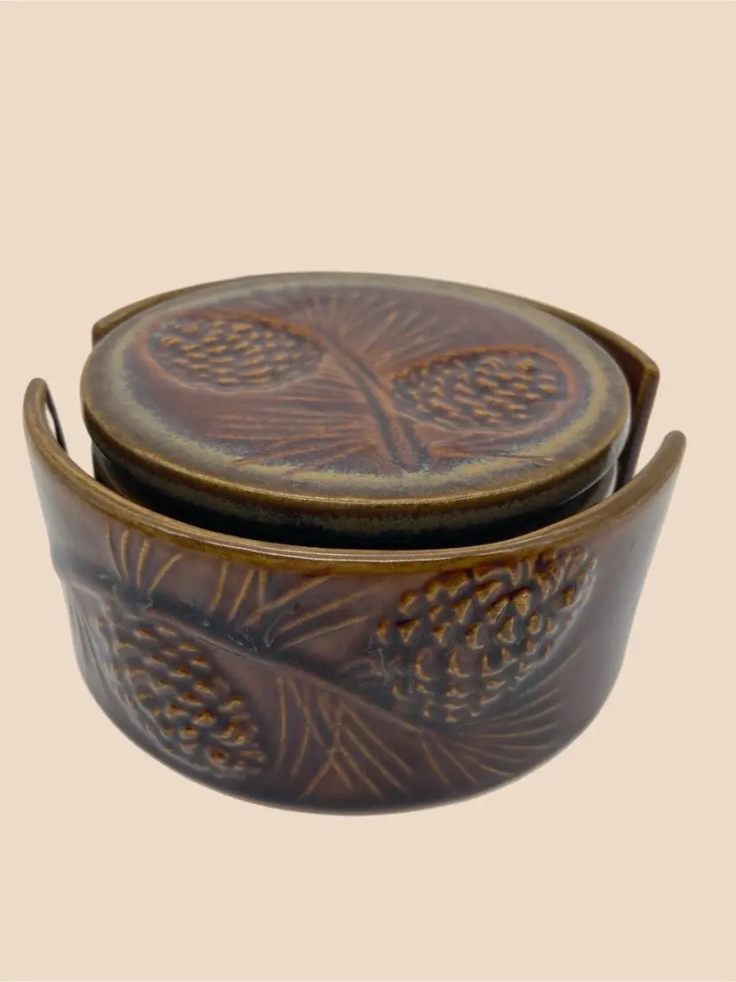 Pine Cone Coaster Set Of 4