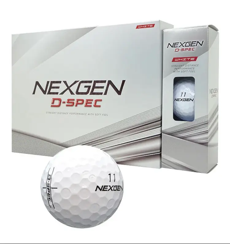 2025 Nexgen D-Spec White Full Dozen Golf balls