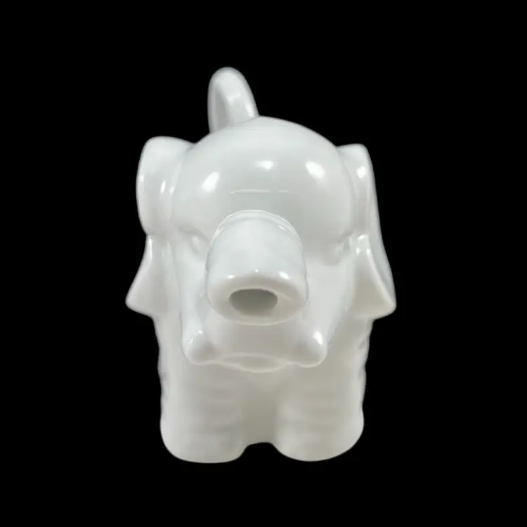 Two’s Company Mini Porcelain Elephant Creamer, Miniature Creamer, Mini Ceramic Pitcher, Figural Creamer, Coffee Creamer, Tea Creamer, Tea Set Accessories