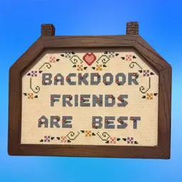 Cross Stitch Art - 😂