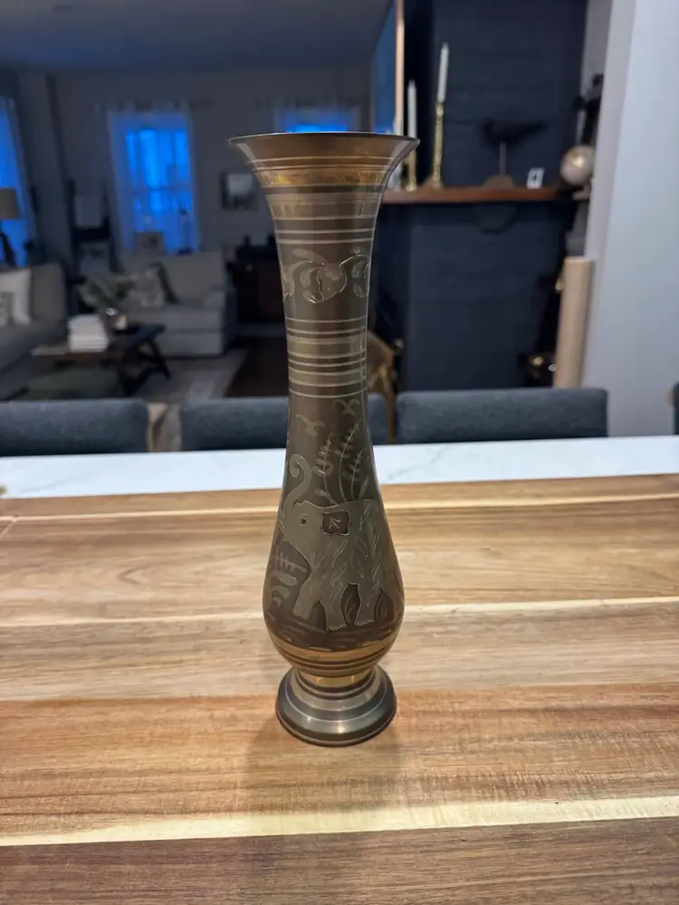 Vintage Brass Vase