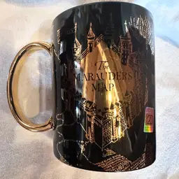 RARE HTF NOS 2018 Harry Potter The Marauder's Map Oversized 60oz Coffee Mug
