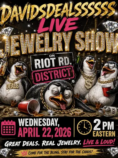 Wednesday Drunk Penguins Jewelry Show 