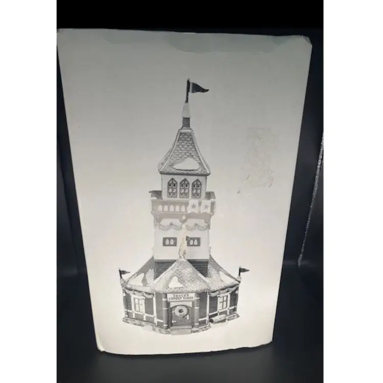 Department 56 Santa's Lookout Tower North Pole Series Heritage Village 1993