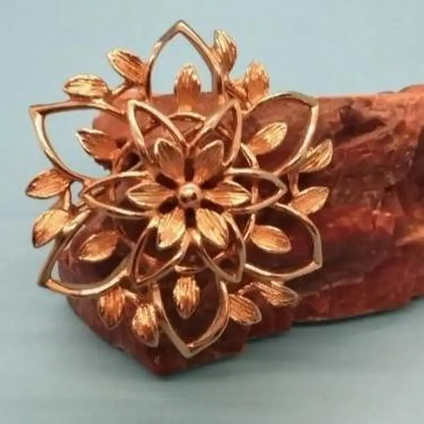 Vintage Gold-Tone Floral Brooch, By SARAH COVENTRY