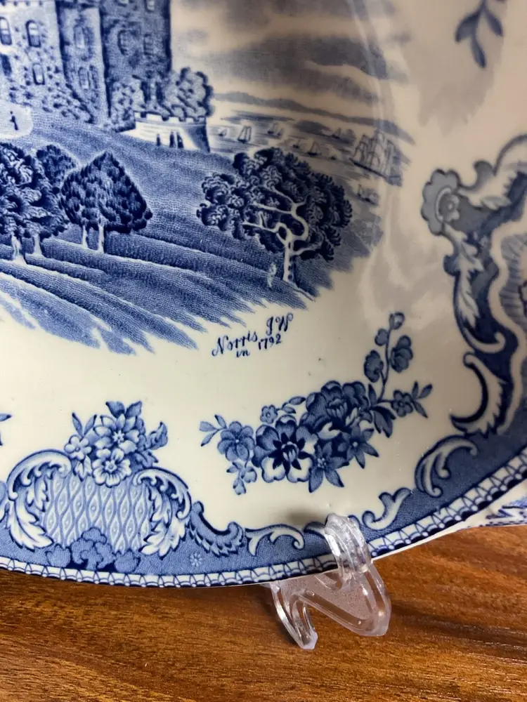 Fruit/Dessert Bowl Old Britain Cadtlrs Blue
