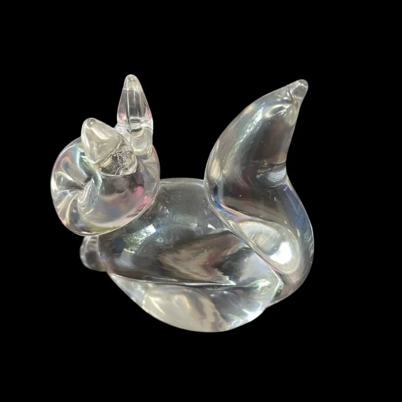 High Quality Art Glass Squirrel As Is