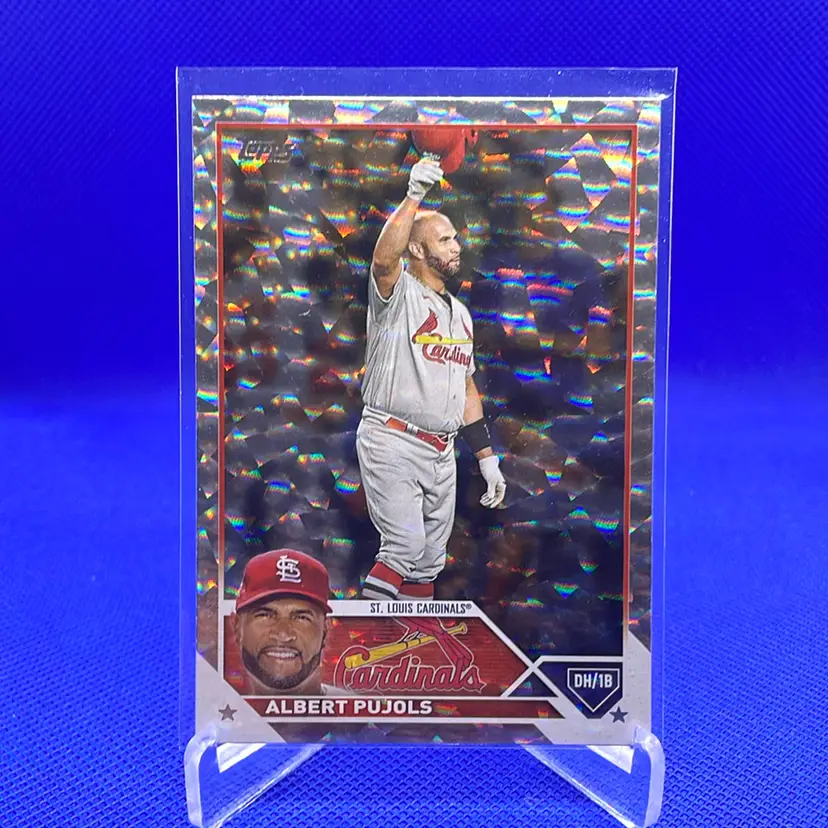 2023 Topps Albert Pujols Silver Pattern Foil