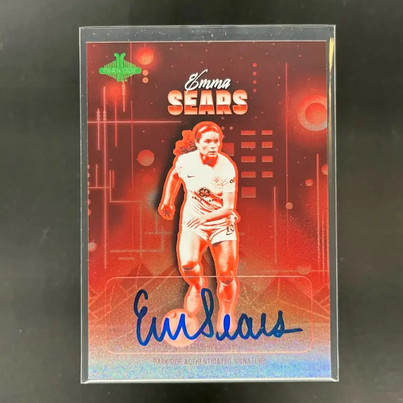 Emma Sears 2024 Parkside NWSL Retro Rookie Red Autograph /10 Soccer Card