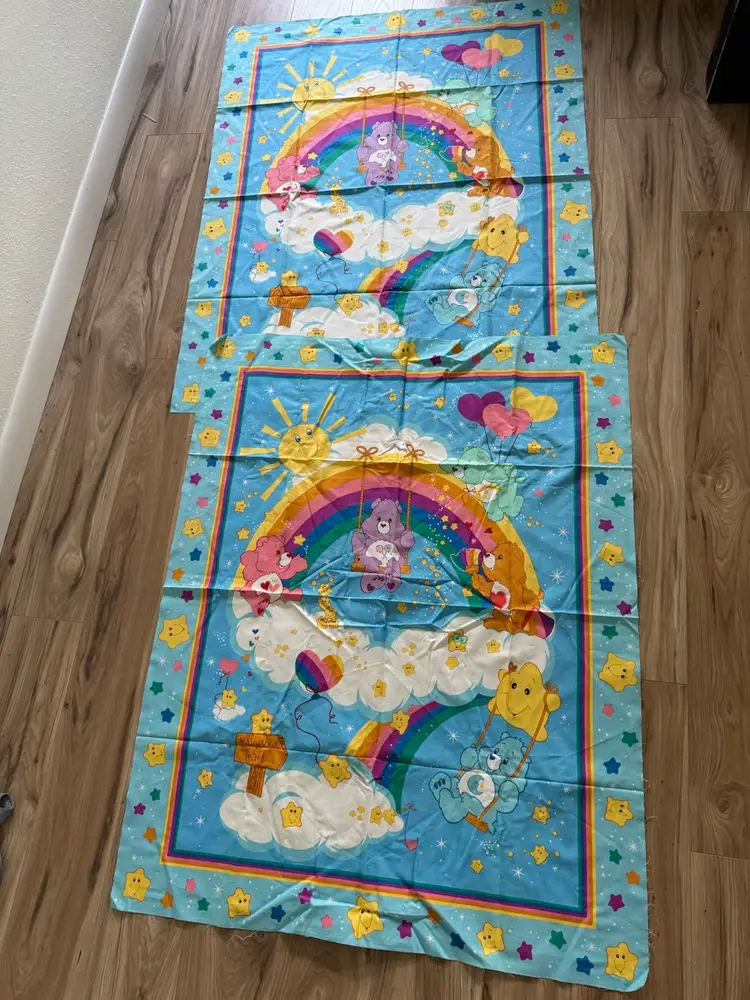 Vintage Care Bear fabric