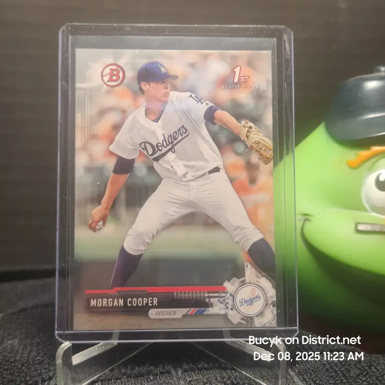 2017 Bowman Draft Silver - Morgan Cooper Los Angeles Dodgers 479/499