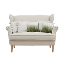 SOGA 5PC Decorative Pillowcase Set – 3x White Pom-Pom & 2x Ombre Faux Fur Covers