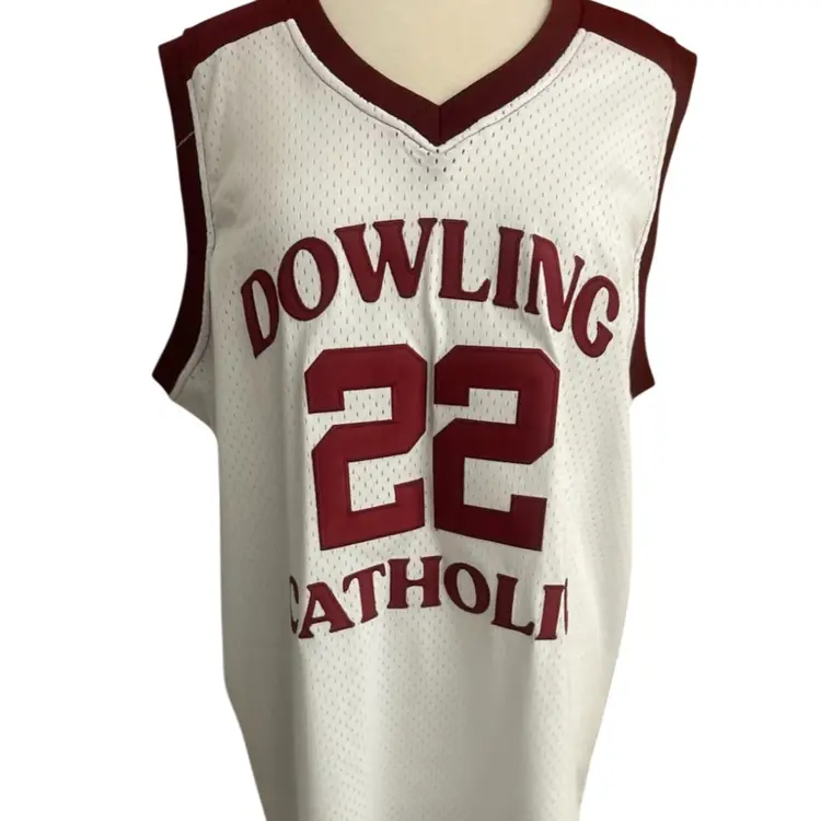 New$125 Caitlin Clark #22 Headgear Classics Dowling Catholic Jersey Men's 2XL $125 MSRP