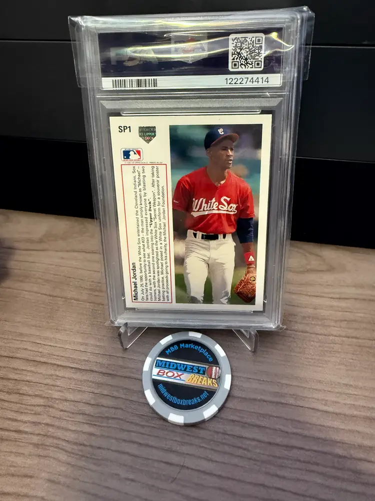 Michael Jordan 1991 Upper Deck SP1 Baseball card PSA9