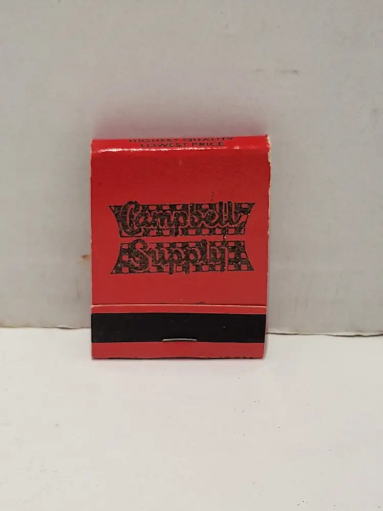 Campbell Supply Matchbook Sioux Falls Mitchell And Madison South Dakota