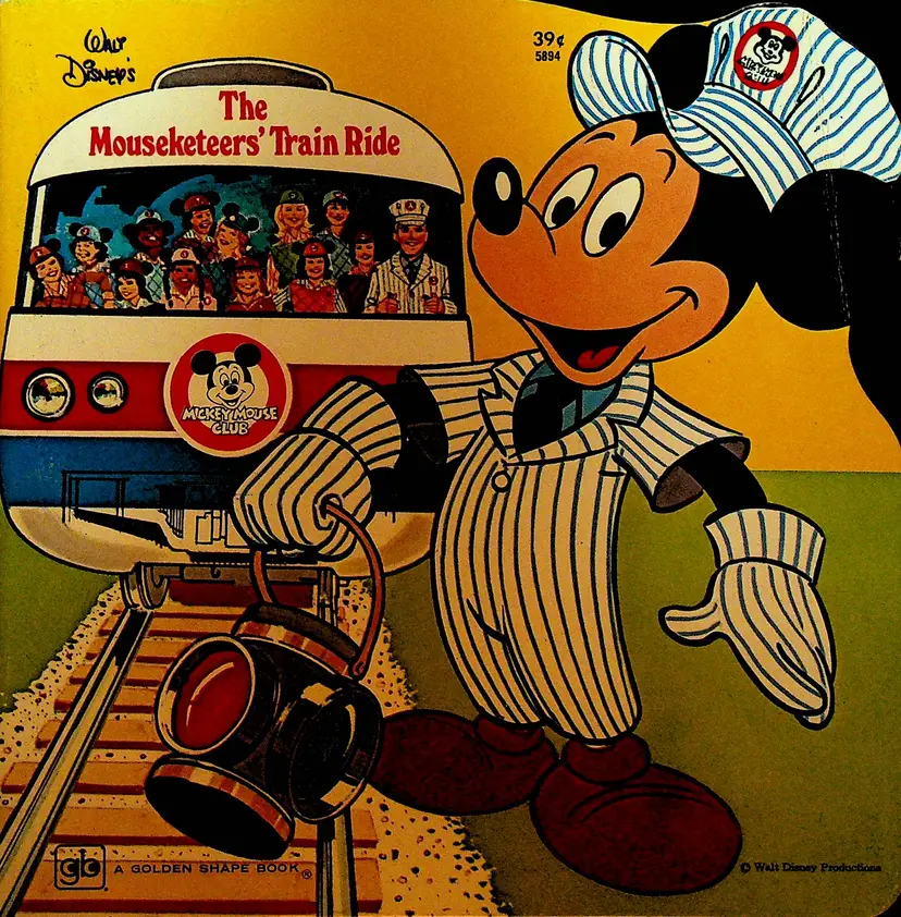Walt Disney Mickey Mouse The Mouseketeers Train Ride
