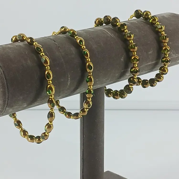 Eight Vintage Beaded Bracelets