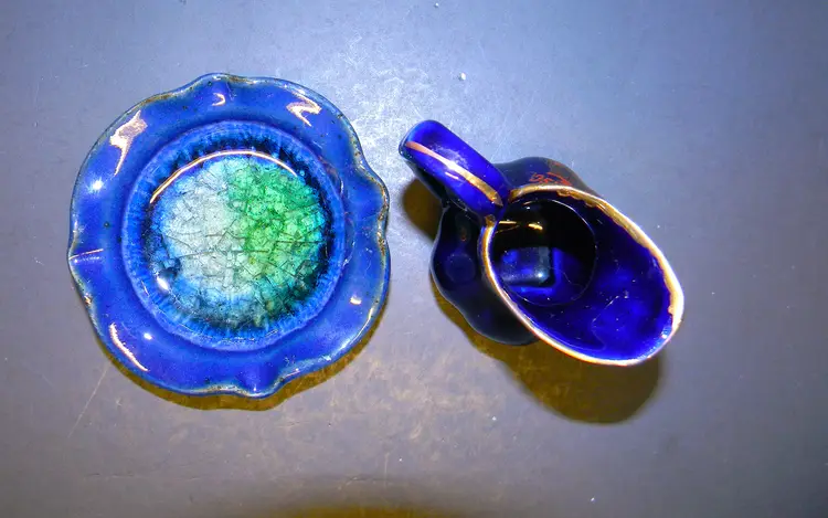 Little Pitcher from San Fransico and Little Trinket Dish